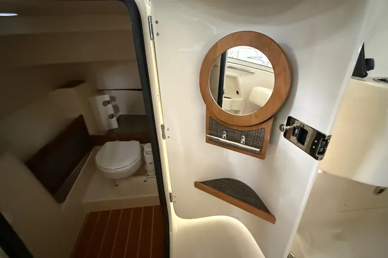 Slide: The Image of Interior of Grady-White Freedom 285 yacht, year 2026. - 17
