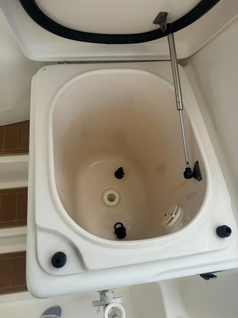 Slide: The Image of Storage compartment on a 2006 Tiara Yachts 4200 Open boat. - 15