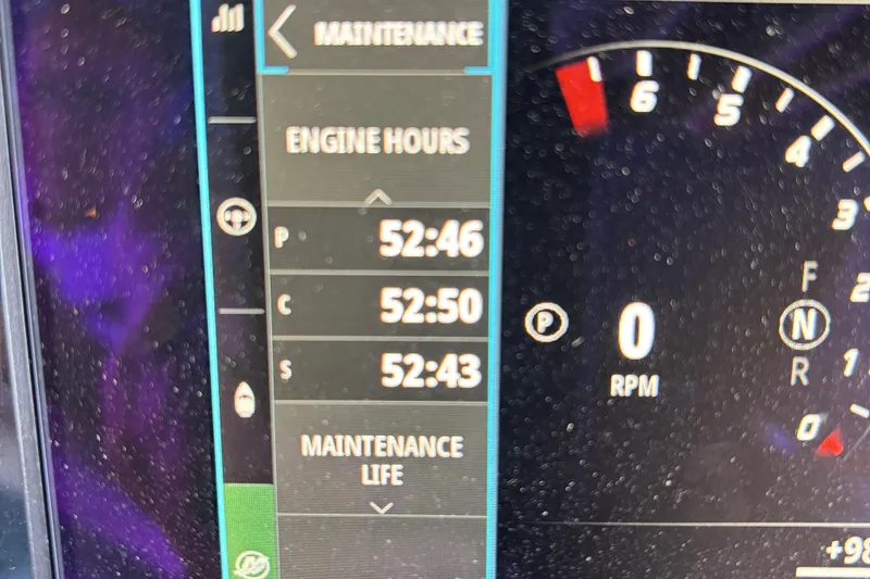 Slide: The Image of 2024 Scout 377 LXF Mercury V10 Engine Hours - 14