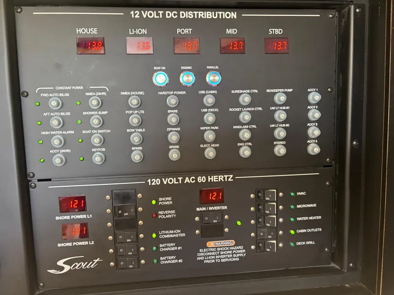 Slide: The Image of 2024 Scout 377 LXF Power Panel - 28