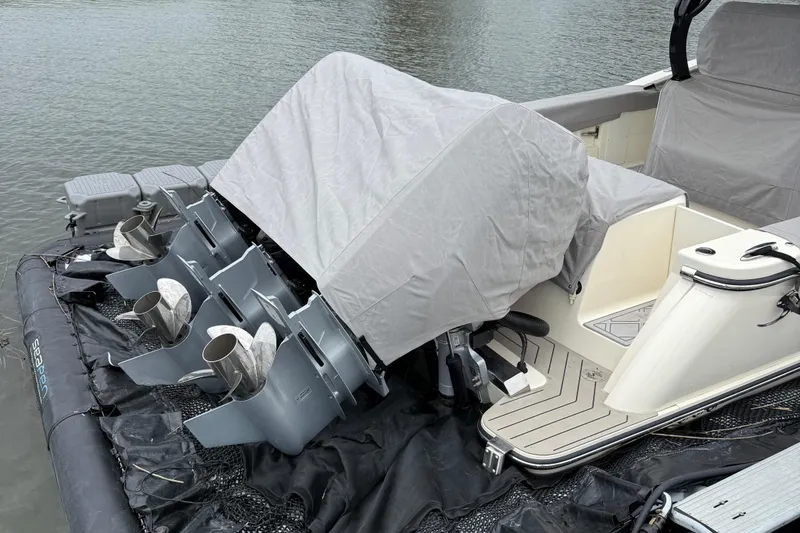 Slide: The Image of 2024 Scout 377 LXF Custom Engine Covers - Sunbrella - 37