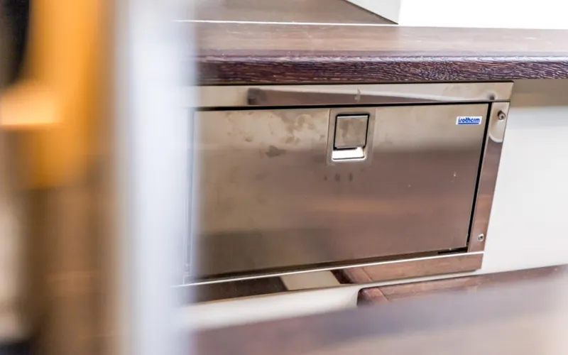 Slide: The Image of Stainless steel drawer in Bestevaer 42 S/Y yacht, 2026 model. - 39
