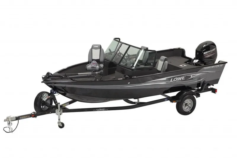Slide: The Image of Manufacturer Provided Image: 2016 Lowe FM 165 Pro WT fishing boat on trailer. - 11