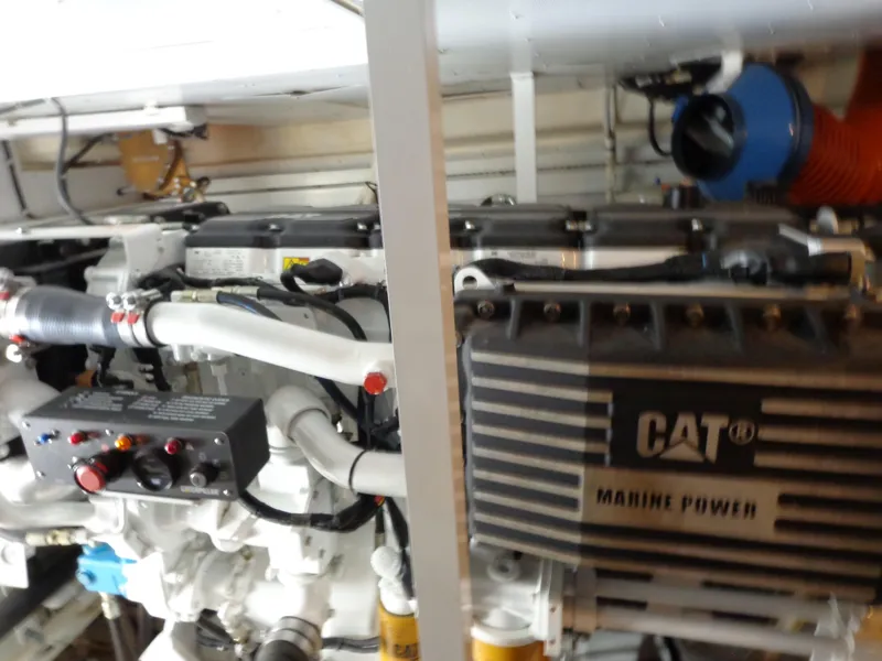 Slide: The Image of Engine room of 2007 Neptunus 55 Cabrio with CAT Marine Power engine. - 31