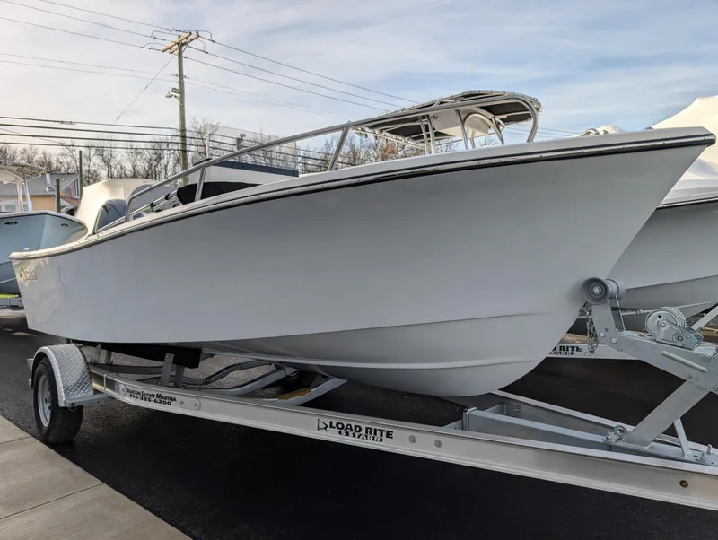 The Image of 2024 May-Craft 1900CC boat on trailer, ready for transport. - 1