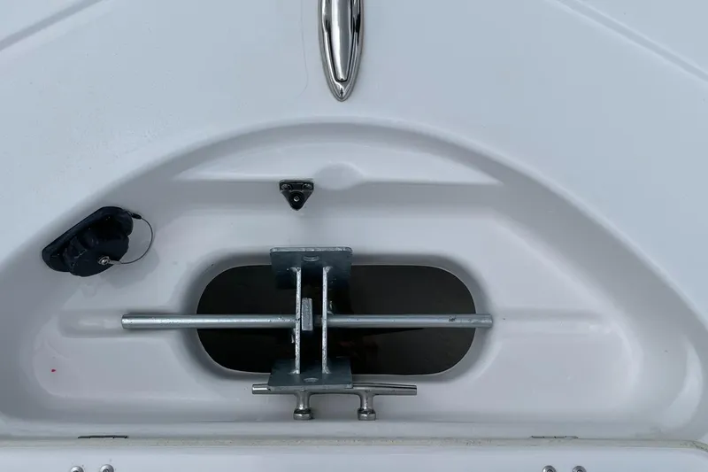 Slide: The Image of 2024 Tidewater 198 CC Adventure boat anchor locker detail. - 4