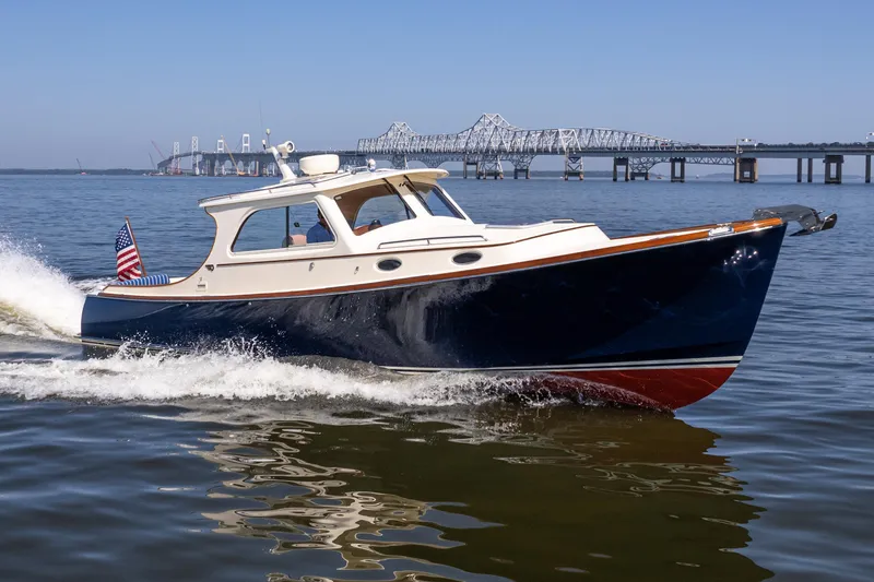 Slide: The Image of Hinckley Yachts Picnic Boat EP 2008 - 9