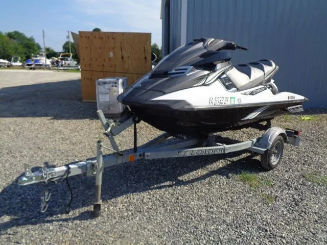 Slide: The Image of 2015 Yamaha WaveRunner FX Cruiser H/O on trailer, parked outdoors. - 6