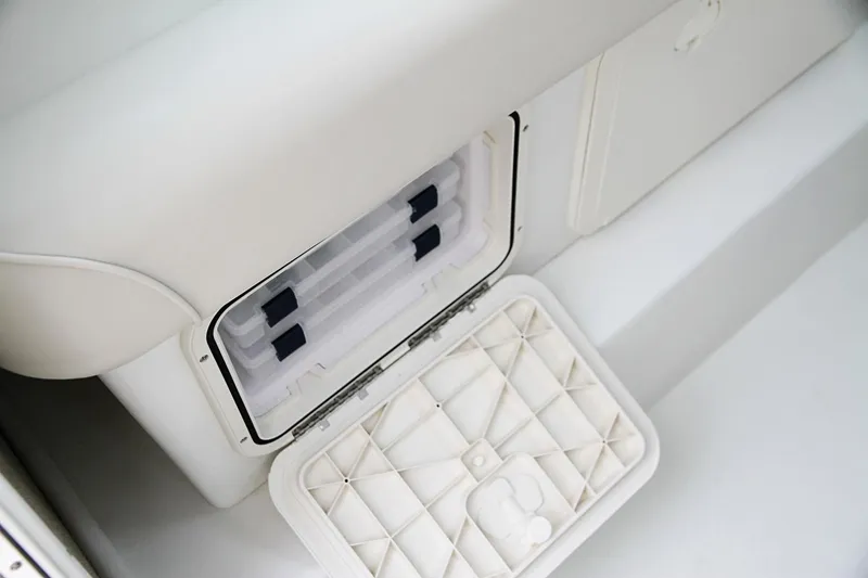 Slide: The Image of Manufacturer Provided Image: Storage compartment in 2020 Parker 2120 Sport Cabin boat. - 9