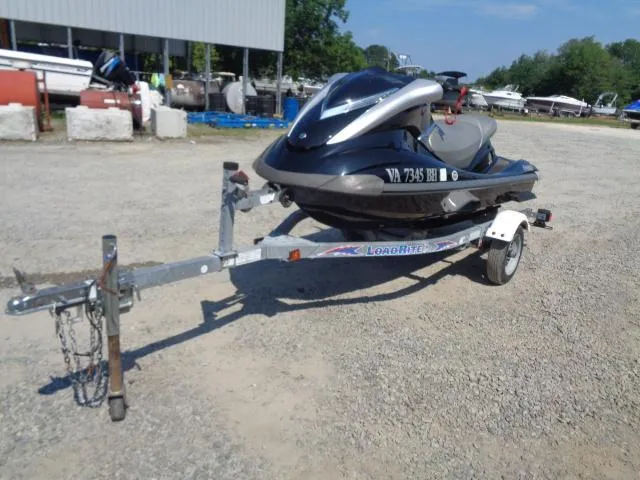 The Image of 2007 Yamaha WaveRunner FX HO on trailer in outdoor setting. - 0