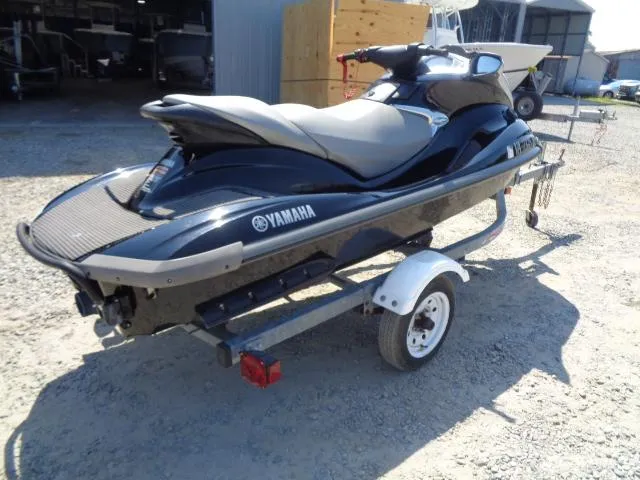 Slide: The Image of 2007 Yamaha WaveRunner FX HO on trailer in outdoor setting. - 1