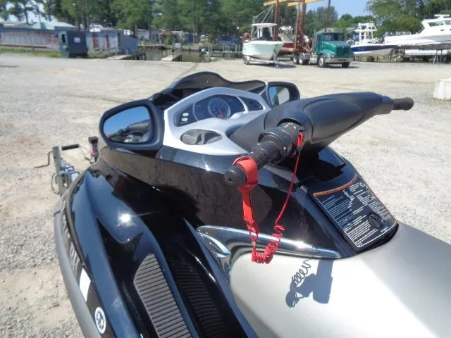 Slide: The Image of 2007 Yamaha WaveRunner FX HO jet ski parked on gravel lot. - 10