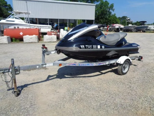Slide: The Image of 2007 Yamaha WaveRunner FX HO on trailer in outdoor storage area. - 8