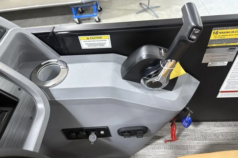 Slide: The Image of Control panel of 2025 Godfrey Sweetwater 2286 SFL iMPACT pontoon boat. - 26