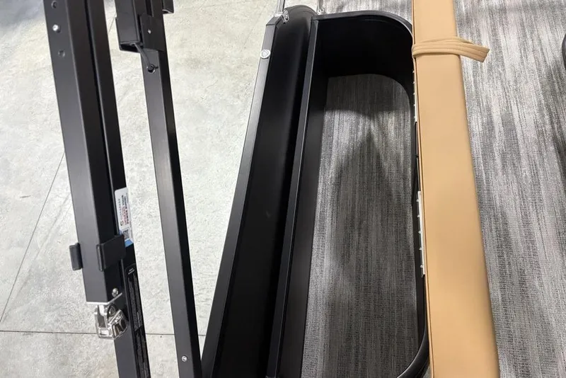 Slide: The Image of Close-up of Godfrey Sweetwater 2286 SFL iMPACT Package boat components, 2025 model. - 30