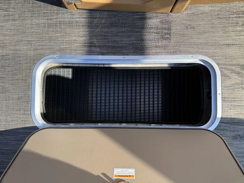 Slide: The Image of Storage compartment on 2025 Godfrey Monaco 235 SFL iMPACT pontoon boat. - 19