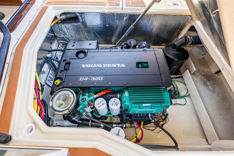 Slide: The Image of Volvo Penta D4-320 engine in 2021 Ranger Tugs R-31 CB boat. - 42