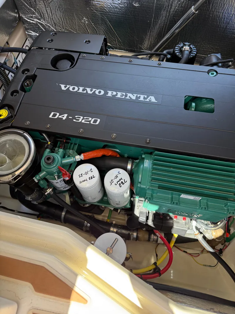 Slide: The Image of Volvo Penta D4-320 engine in 2021 Ranger Tugs R-31 CB boat. - 44