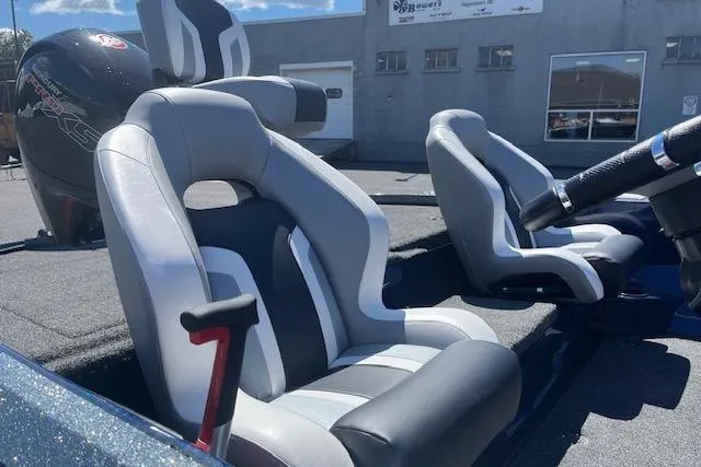 Slide: The Image of Interior of 2026 Nitro Z18 Pro boat with sleek, modern seating design. - 93