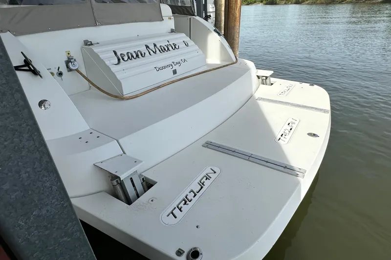 Slide: The Image of 1998 Trojan 440 Express yacht docked at Discovery Bay, CA. - 38