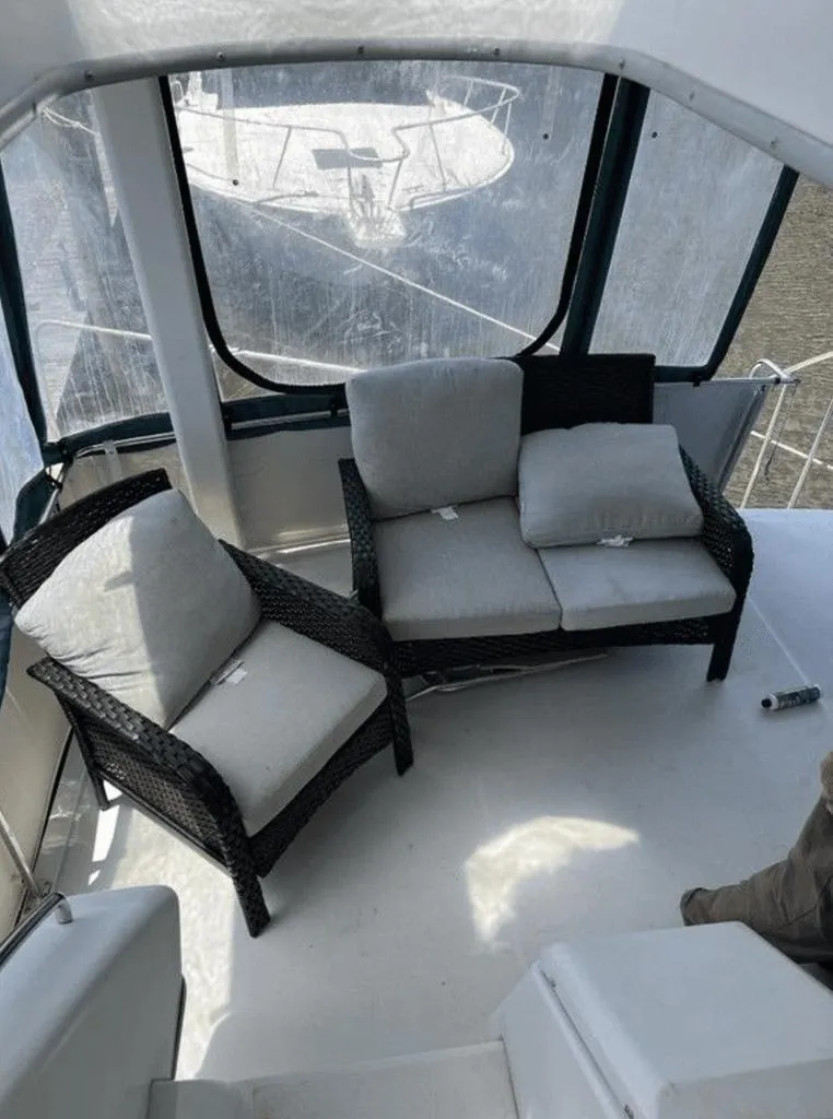 Slide: The Image of Carver 355 Aft Cabin Motor Yacht 1994 - 10