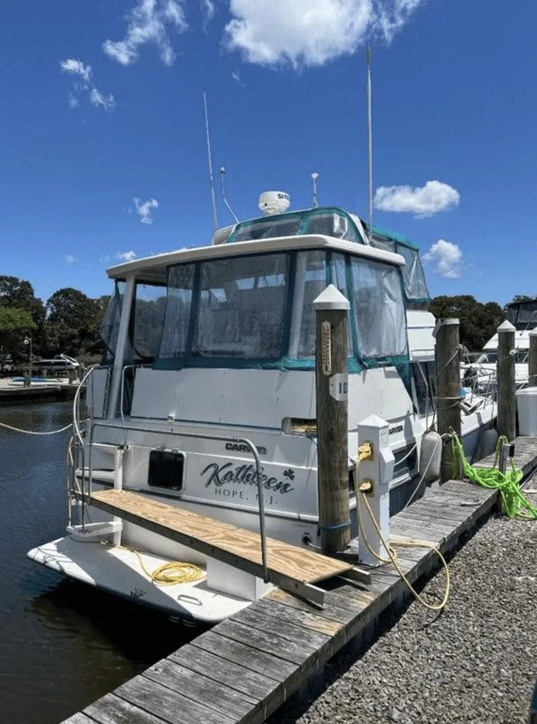 Slide: The Image of Carver 355 Aft Cabin Motor Yacht 1994 - 2