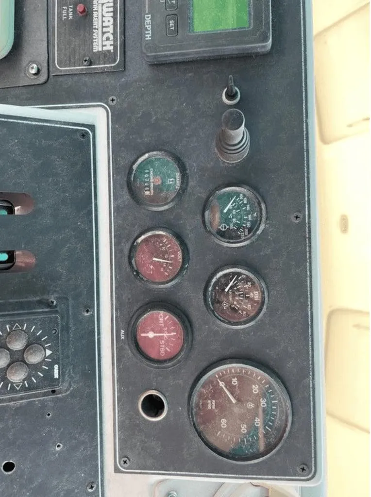 Slide: The Image of Carver 355 Aft Cabin Motor Yacht 1994 - 4