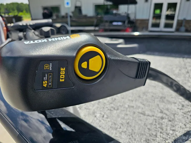 Slide: The Image of Minn Kota Edge trolling motor on 2026 Tracker Pro Team 175 Crappie Edition boat. - 17