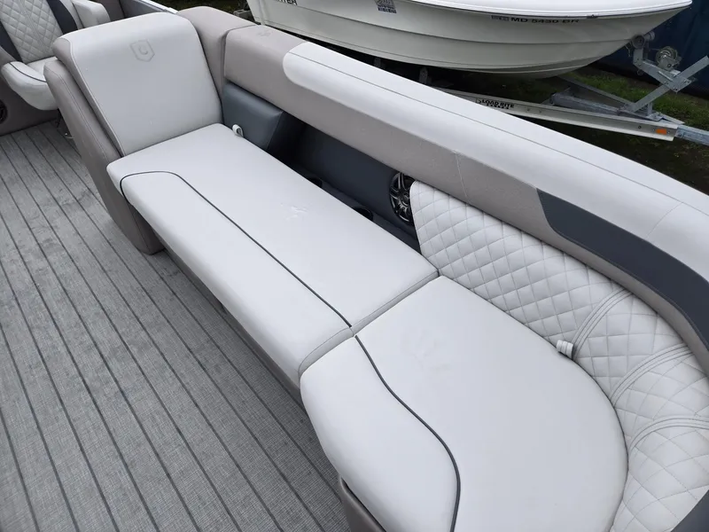 Slide: The Image of Luxurious seating on 2026 Godfrey SWEETWATER Entertainment 2486 DT pontoon boat. - 10