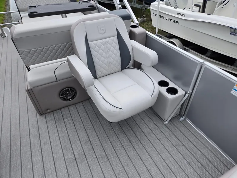 Slide: The Image of Luxury seating on 2026 Godfrey SWEETWATER Entertainment 2486 DT pontoon boat. - 12
