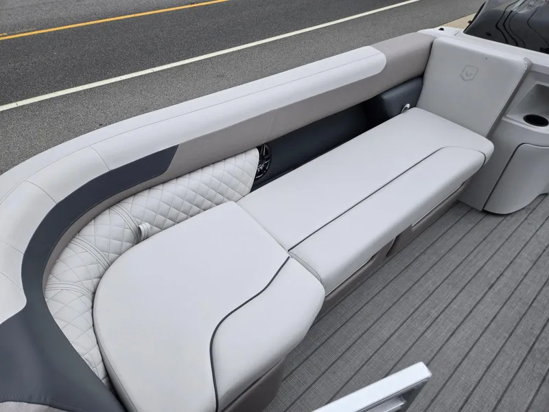 Slide: The Image of Luxurious seating on 2026 Godfrey SWEETWATER Entertainment 2486 DT pontoon boat. - 9