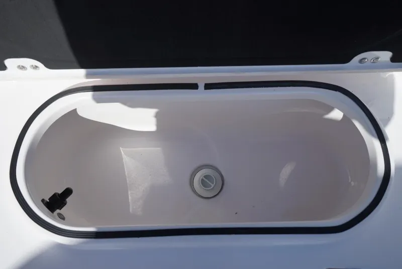 Slide: The Image of Livewell compartment on 2025 Sea Fox 282 Hybrid LT boat. - 34
