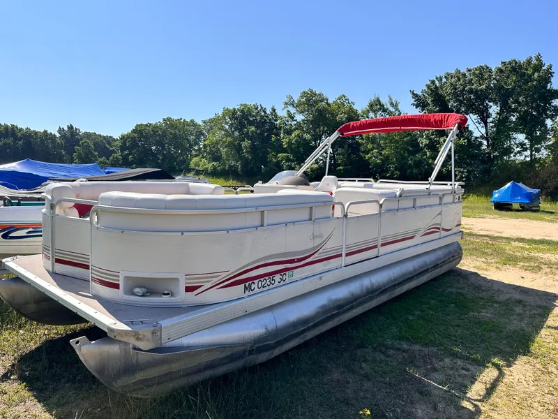 Slide: The Image of Smoker Craft SERENITY PONTOON 2000 - 1