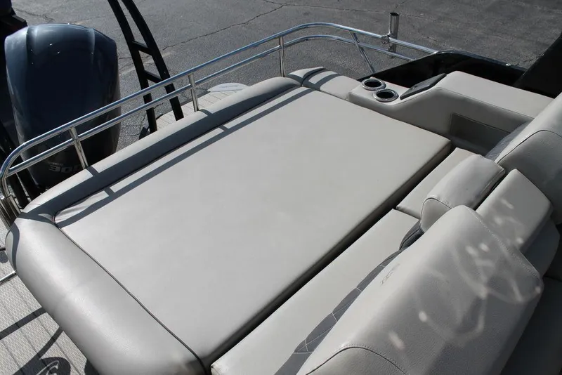Slide: The Image of 2021 Silver Wave 2410 SW5 JS boat with spacious sun deck and comfortable seating. - 12