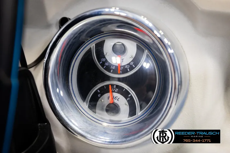 Slide: The Image of Close-up of 2019 Avalon GS CR fuel and temperature gauges. - 36