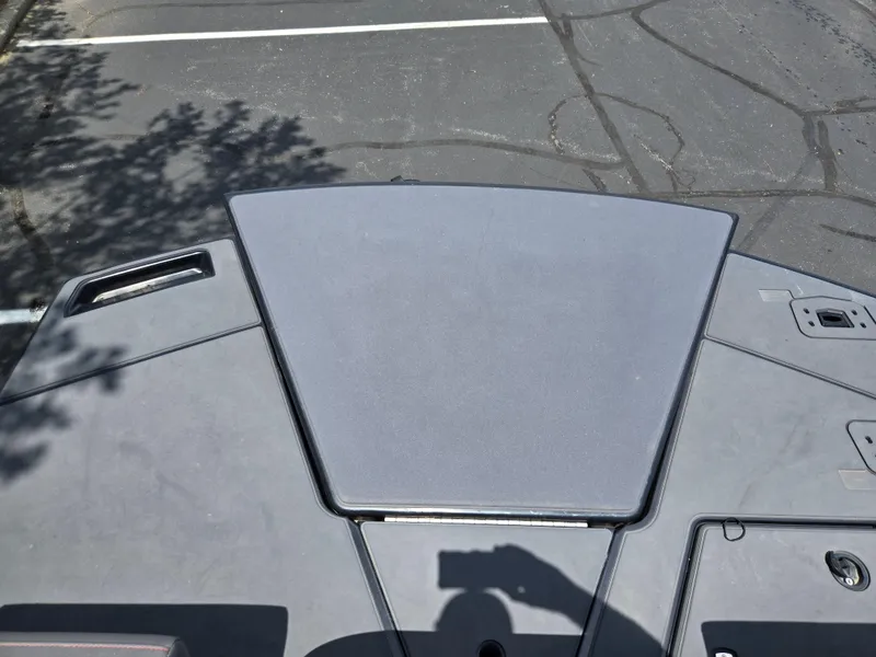 Slide: The Image of 2024 Manitou Cruise boat deck with sleek design and modern features. - 13