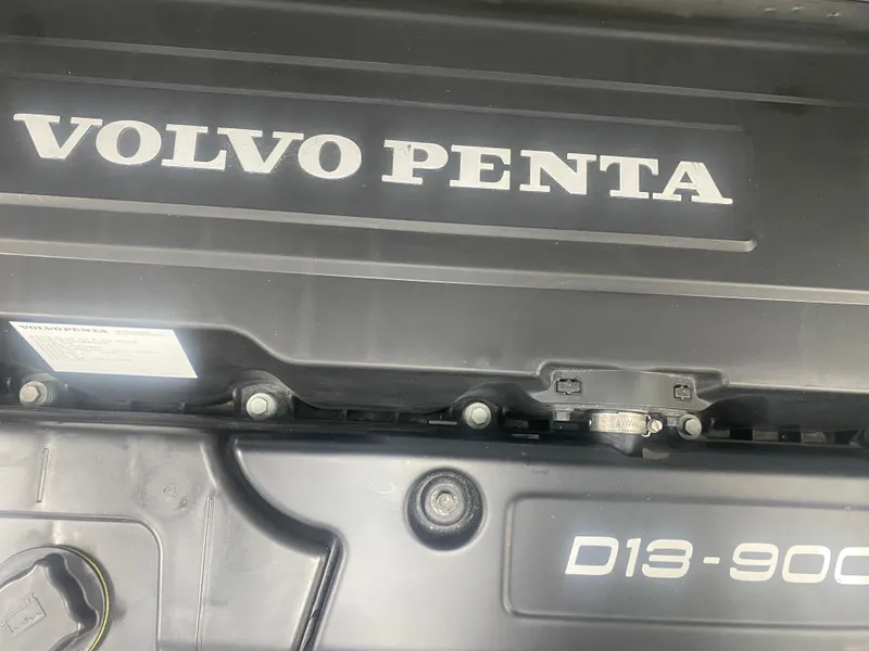 Slide: The Image of Volvo Penta D13-900 engine in 2022 Princess F55 yacht. - 20