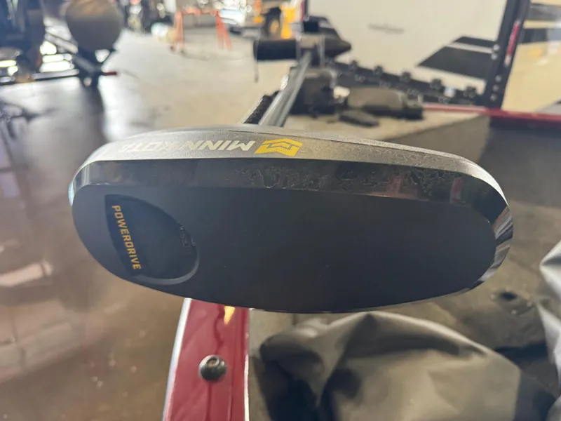 Slide: The Image of Minn Kota PowerDrive trolling motor on 2014 Tracker Pro Guide V-175 Combo boat. - 13
