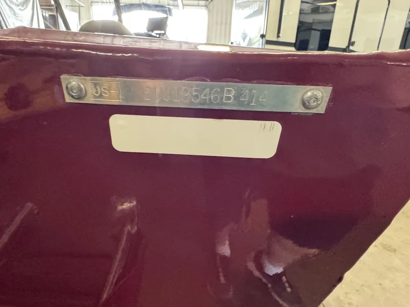 Slide: The Image of 2014 Tracker Pro Guide V-175 Combo boat hull identification number plate. - 5