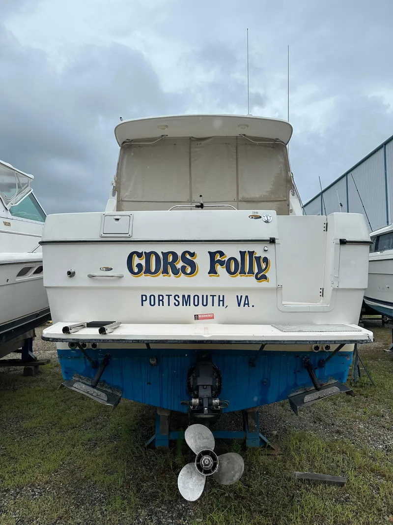 Slide: The Image of 2001 Bayliner Ciera Classic Cabin Cruiser 2859, named "GDRS Folly," in Portsmouth, VA. - 2
