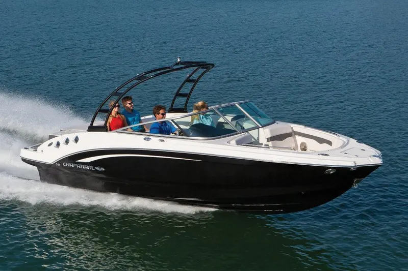 Slide: The Image of Manufacturer Provided Image: 2016 Chaparral 246 SSi boat cruising on open water. - 3