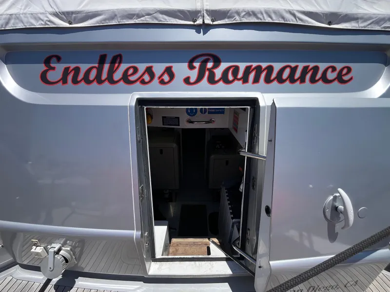 Slide: The Image of Astondoa 95GLX yacht "Endless Romance" entrance, 2001 model, open door view. - 9