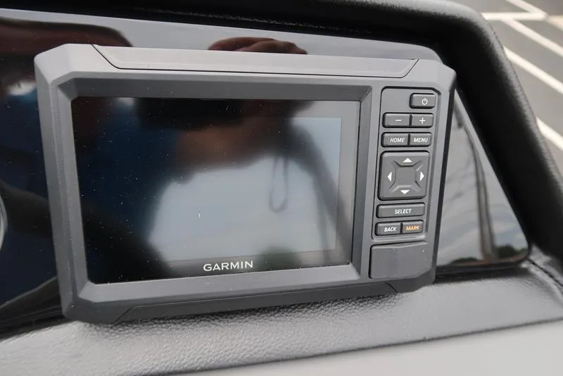 Slide: The Image of Garmin navigation system on 2026 Bennington S Swingback 22 SSB boat dashboard. - 19