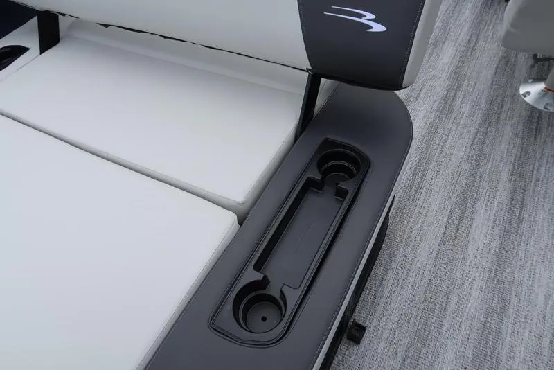 Slide: The Image of 2026 Bennington S Swingback 22 SSB boat seat with integrated cup holders. - 24