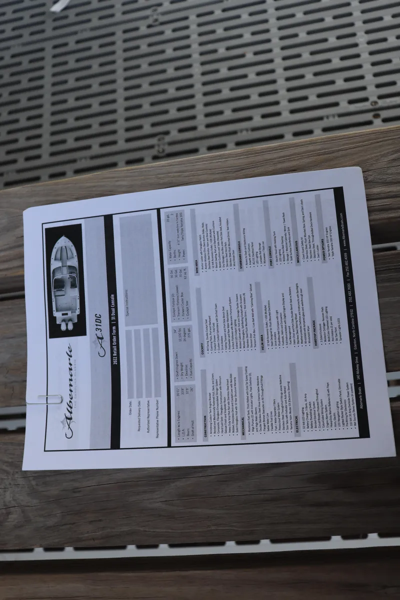 Slide: The Image of Albemarle 31 Dual Console 2021 - 50