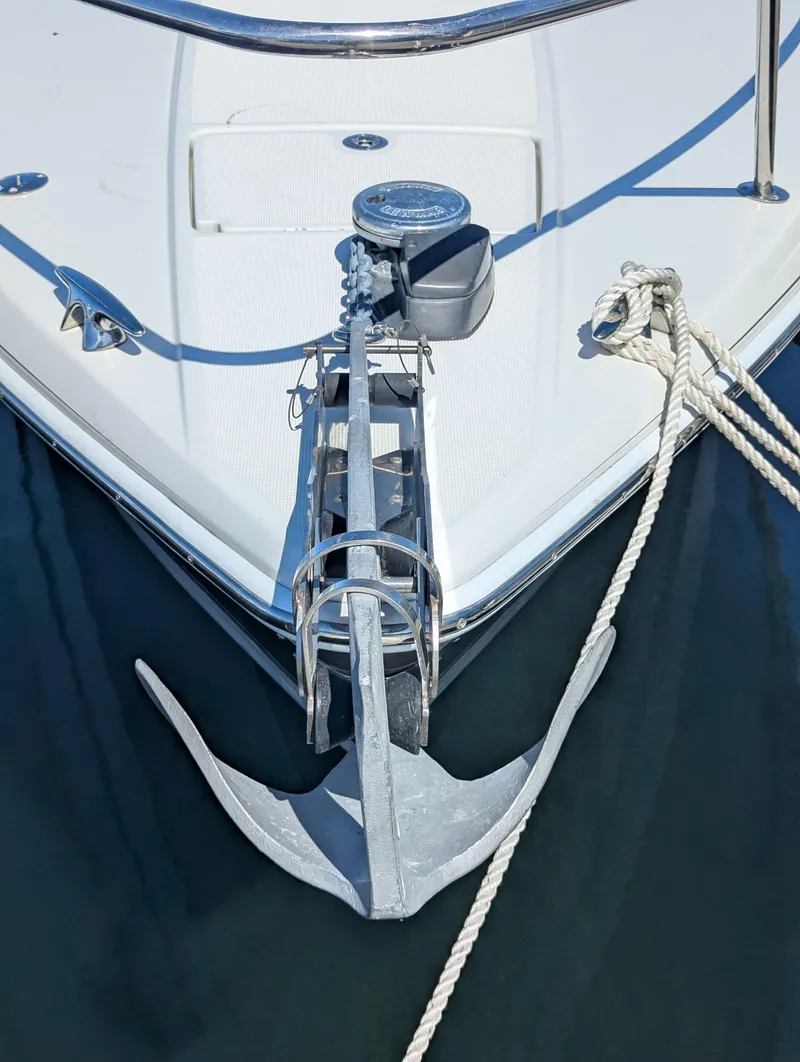 Slide: The Image of Bow of 2003 Formula 330 SS boat with anchor and ropes. - 4