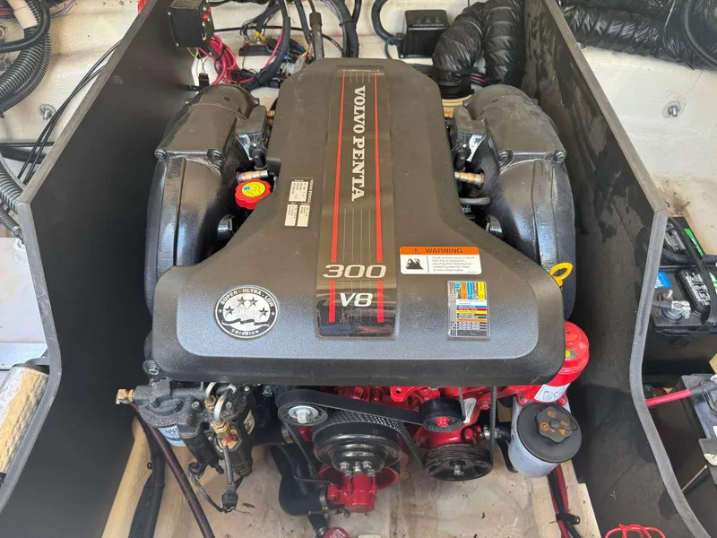 Slide: The Image of Volvo Penta 300 V8 engine in a 2014 Regal 2300 Bowrider boat. - 24