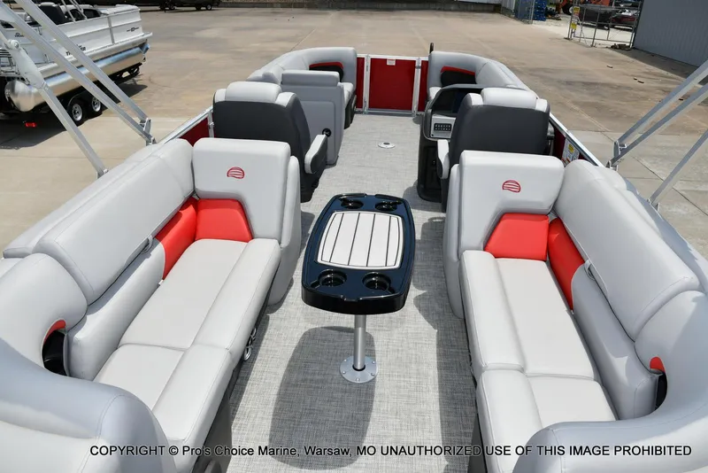 Slide: The Image of Sun Tracker Party Barge 22 DLX 2026 - 7