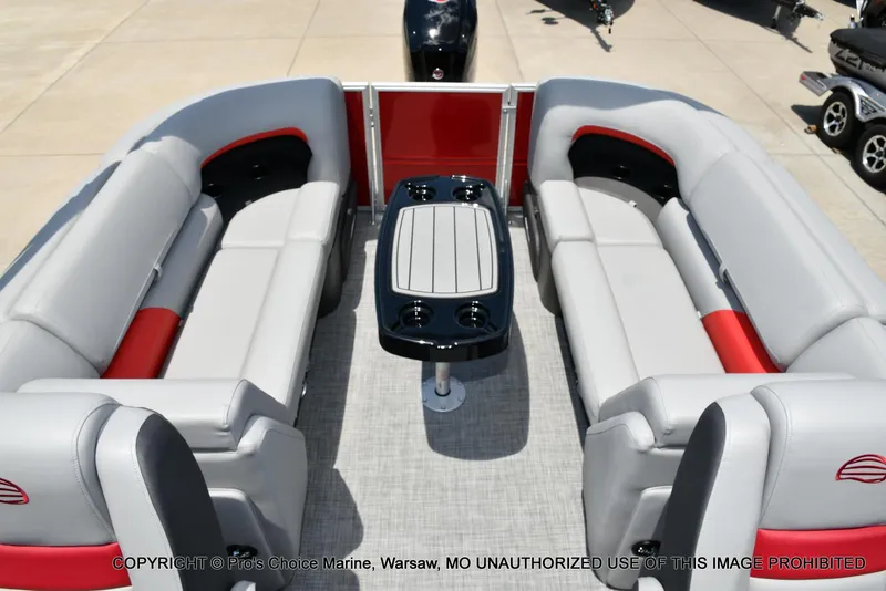 Slide: The Image of Sun Tracker Party Barge 22 DLX 2026 - 8