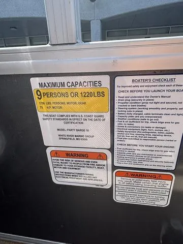 Slide: The Image of Sun Tracker Party Barge 18 DLX 2024 - 25